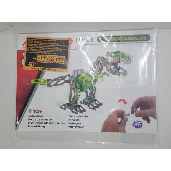 Meccano Tech Meccasaur Programmable Robotic T-Rex Dinosaur Building Kit - Picture 10 of 10